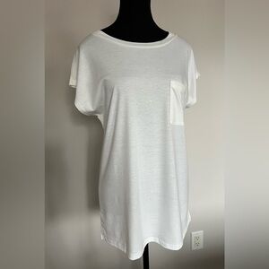 Women’s Boat Neck Cap Sleeve Top T Shirt